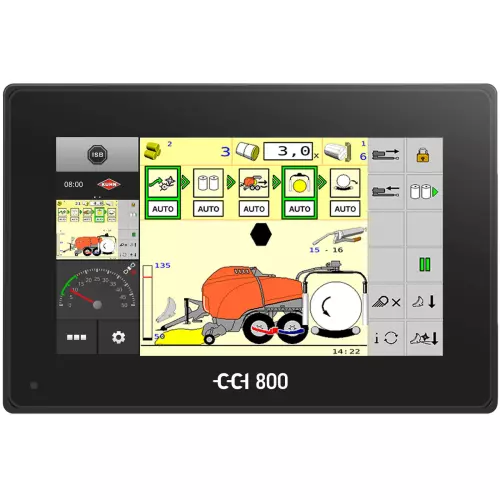 CCI 800 moniteur parfaitement compatible ISOBUS équipé d'un écran couleur 8”.
