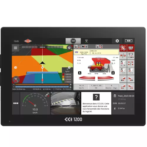 Terminal CCI 1200 avec écran de travail