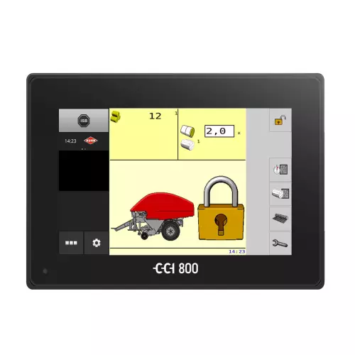 CCI 800 moniteur parfaitement compatible ISOBUS équipé d'un écran couleur 8”.