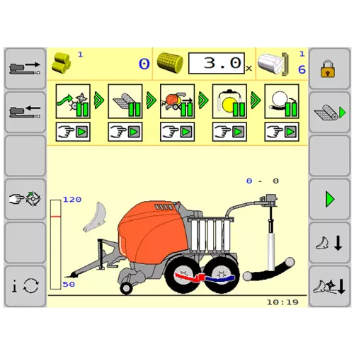 PROCESS VIEW vous informe du statut de vos processus de travail au sein de la machine.