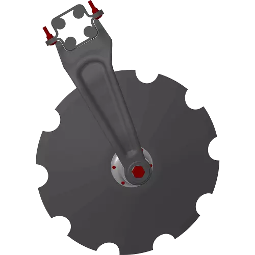 Disques coniques KUHN de diamètre 620 mm et d'épaisseur 6 mm