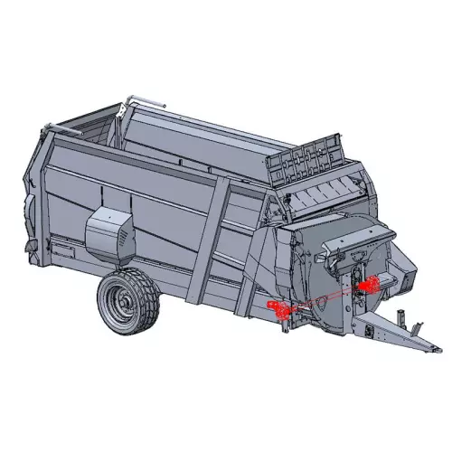 Moteur supplémentaire pour distribuer des ensilages