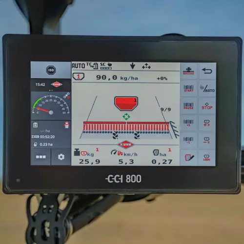 Terminal ISOBUS CCI 800 avec SITERA électrique