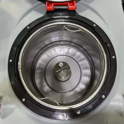 Tamis mélangeur en inox avec rince-bidon