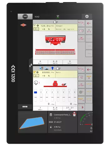 Photo du boitier CCI 1200 disposé en position verticale 