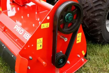 Photo en gros plan la la courroie POWERBAND XPB 3