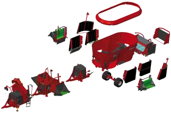 Configurez votre mélangeuses KUHN PROFILE à vos contraintes, pas l'inverse!