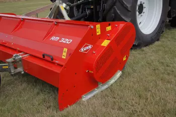 Photo du double entraînement des broyeurs RM 320 et RM 400, adaptés aux fortes puissances