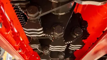 Photo en gros plan du rotor XP conçu avec un diamètre important de 510 mm