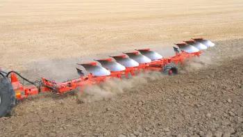 Schéma vue des corps de labour de la VARI-MANAGER au travail