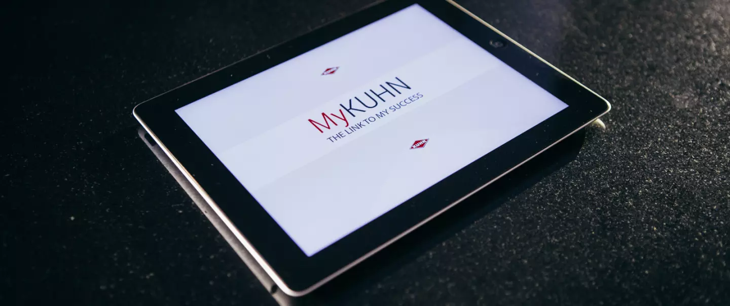 Se connecter à MyKUHN via une tablette