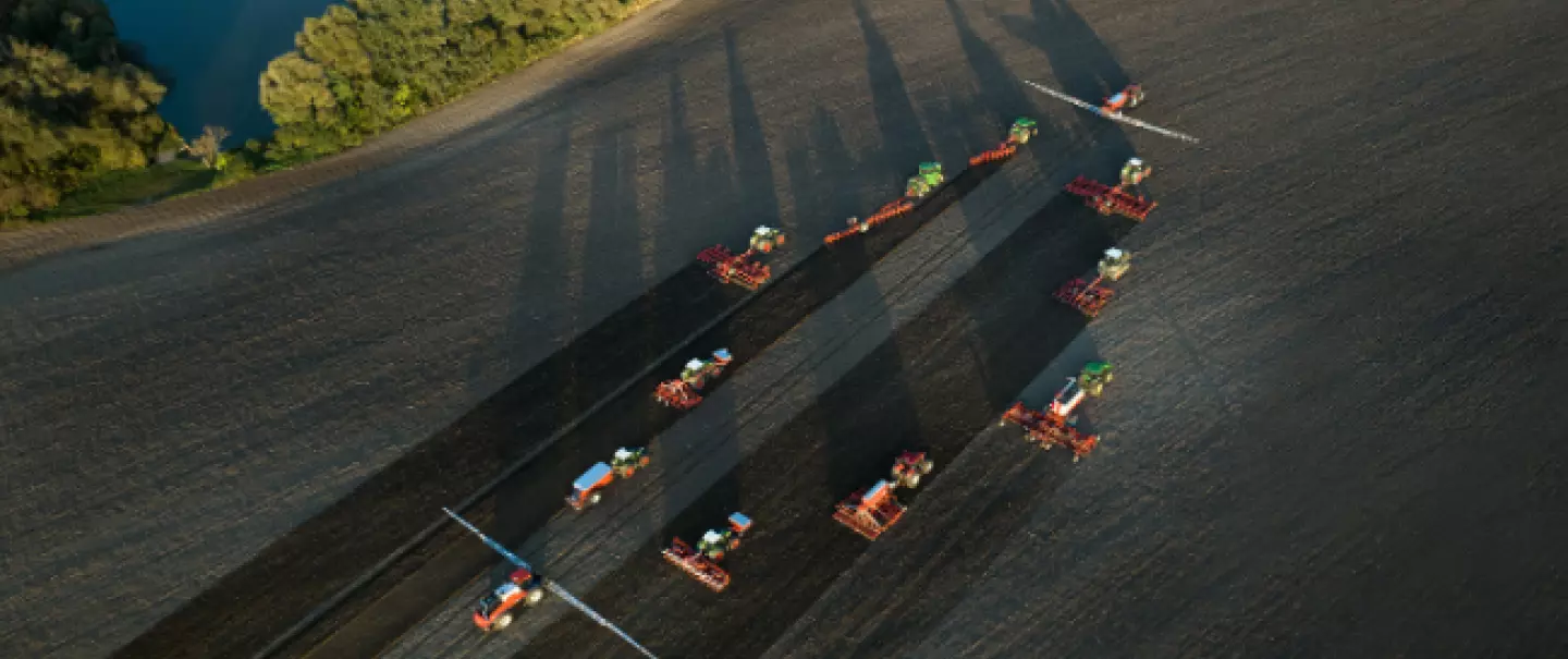 Démonstration machines agricoles KUHN