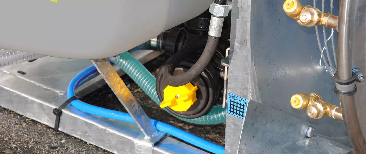 aspiration sur l'atomiseur GEO