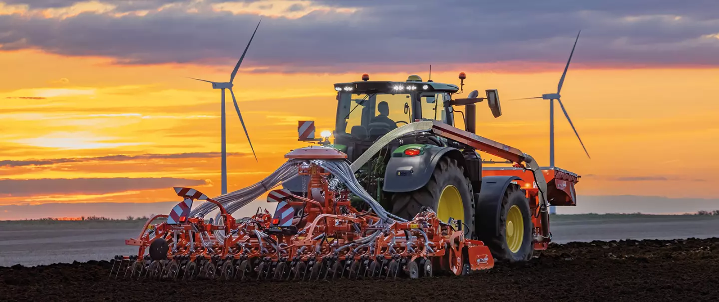 Combiné de semis KUHN au travail