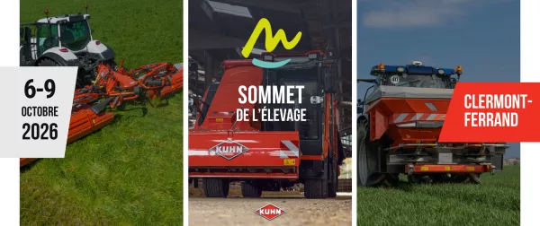 Les nouveautés KUHN au Sommet de l'Elevage