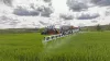 Pulvérisateur traîné METRIS 2 RHA3 de 36 m dans du blé