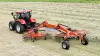 Photo de l'andaineur GA 8030 KUHN au travail